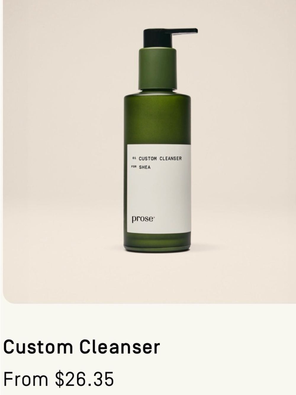 Prose Custom Cleanser & Treatment Set customized for dry skin - Picture 10 of 12